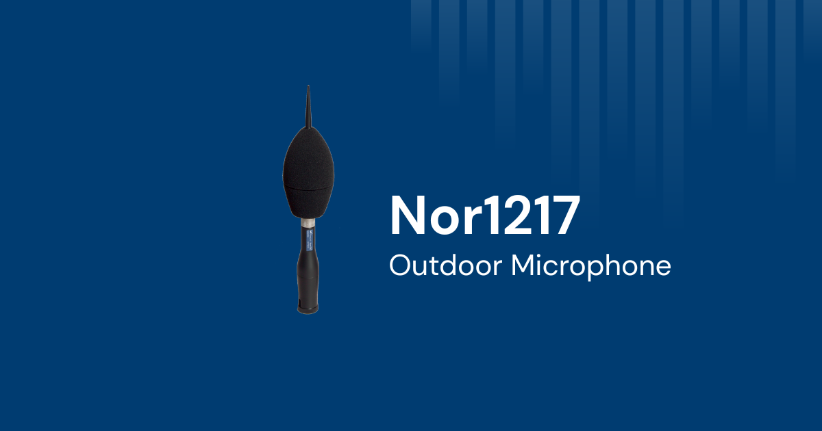 Nor1217 Outdoor microphone from Norsonic